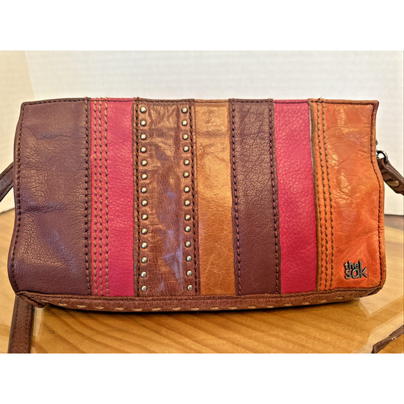 The Sak Leather Crossbody Adjustable Strap Purse - Picture 3 of 13